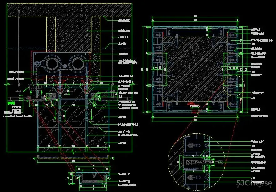 门节点搞不懂?是时候准备一份《各类门CAD节点详图合集-18种分类》了