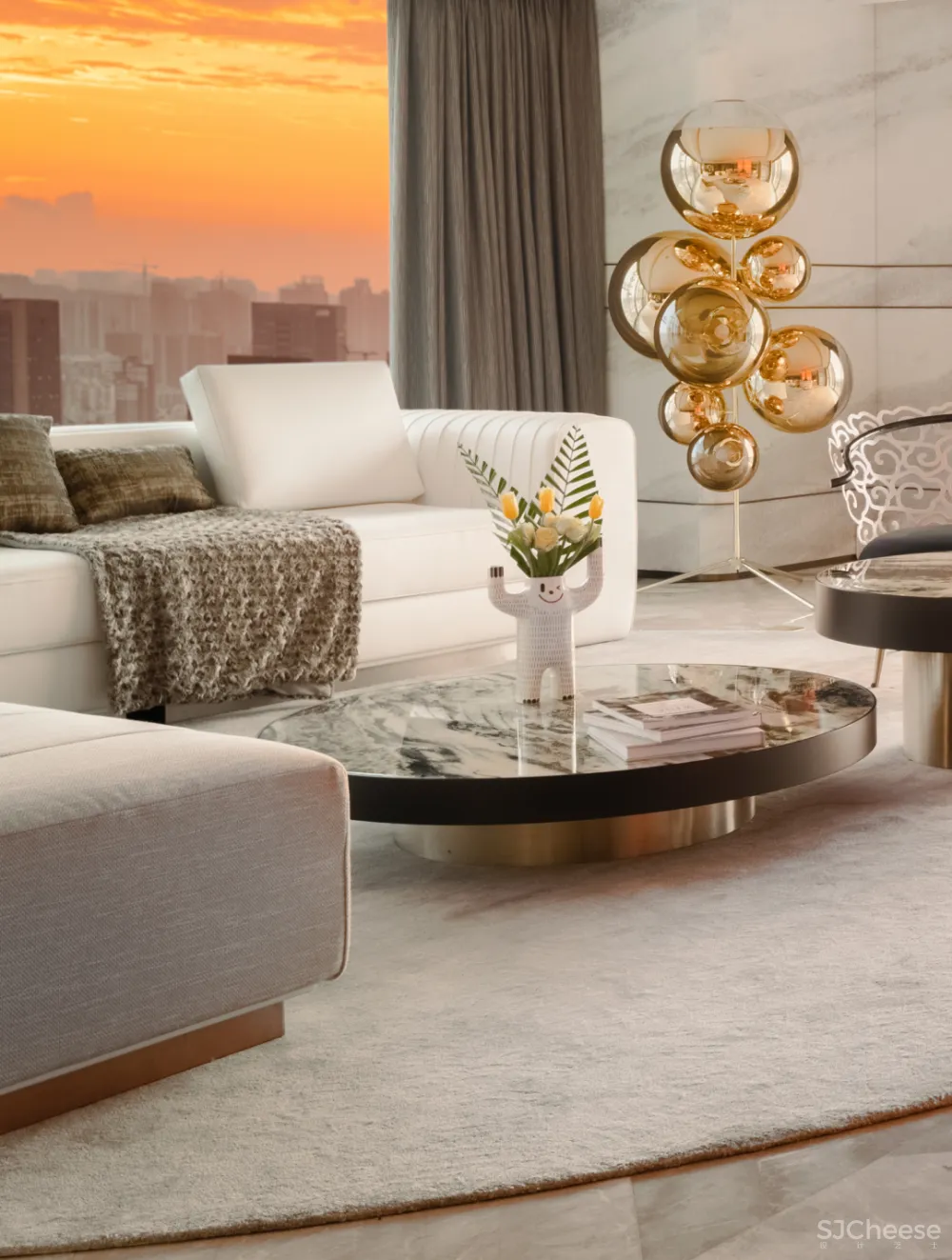 邱德光|新作 大平层豪宅 杭州绿城 卓越 · 傲旋城|样板间