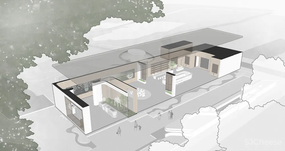 穿越自然的格林童话 金地·熙悦销售中心! | 锦鸾宫×默瑟设计