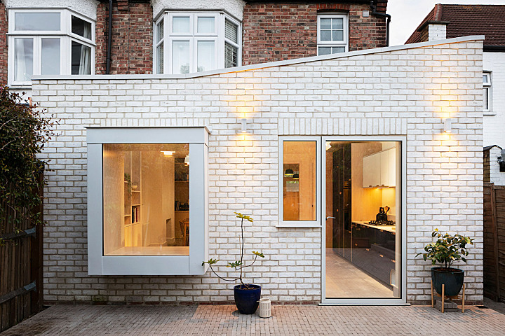 Amos Goldreich Architecture新作丨爆改英国伦敦的最小住宅Framework House