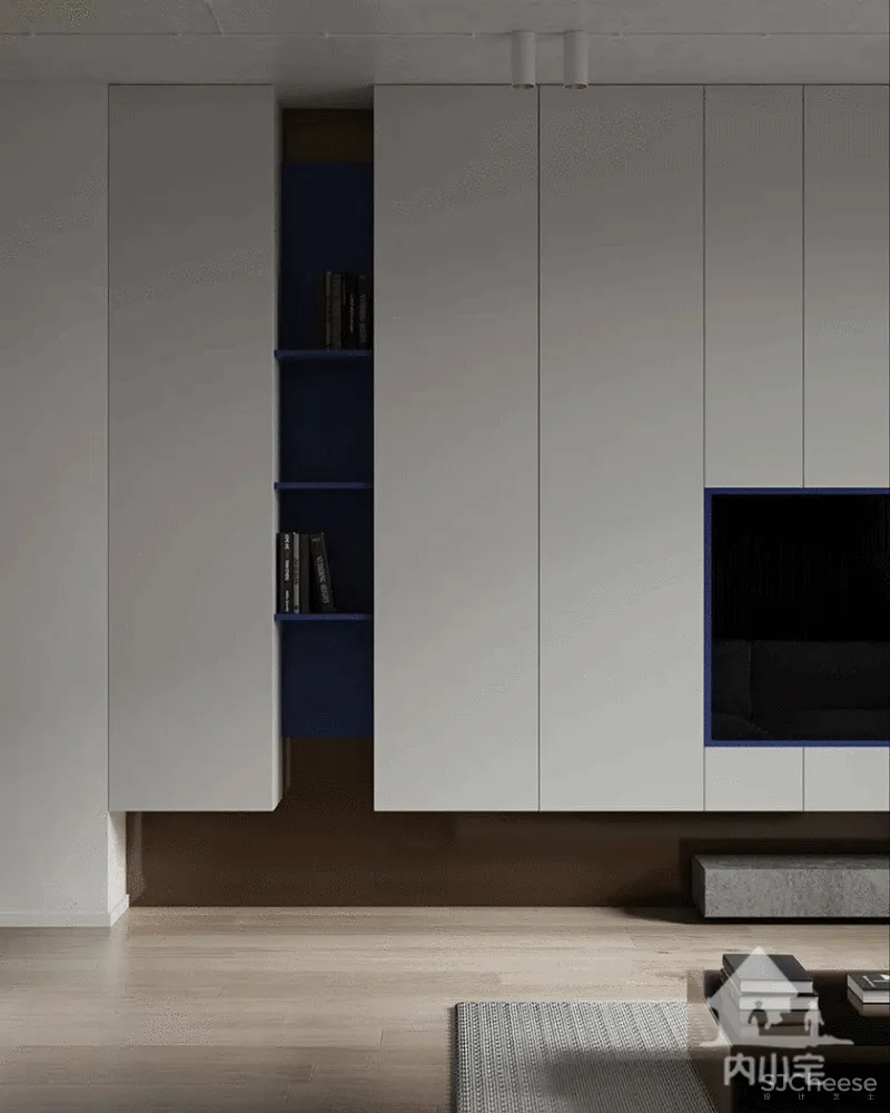 74㎡二居室,墙面这样做拼接,好看又个性!