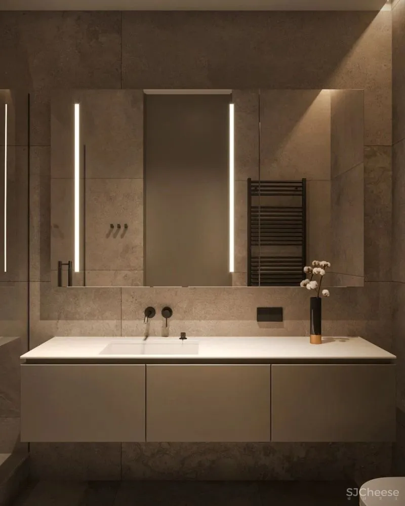 为了保证长久的时髦，改造团队在这个146平的家里进行了设计三元素的谱写