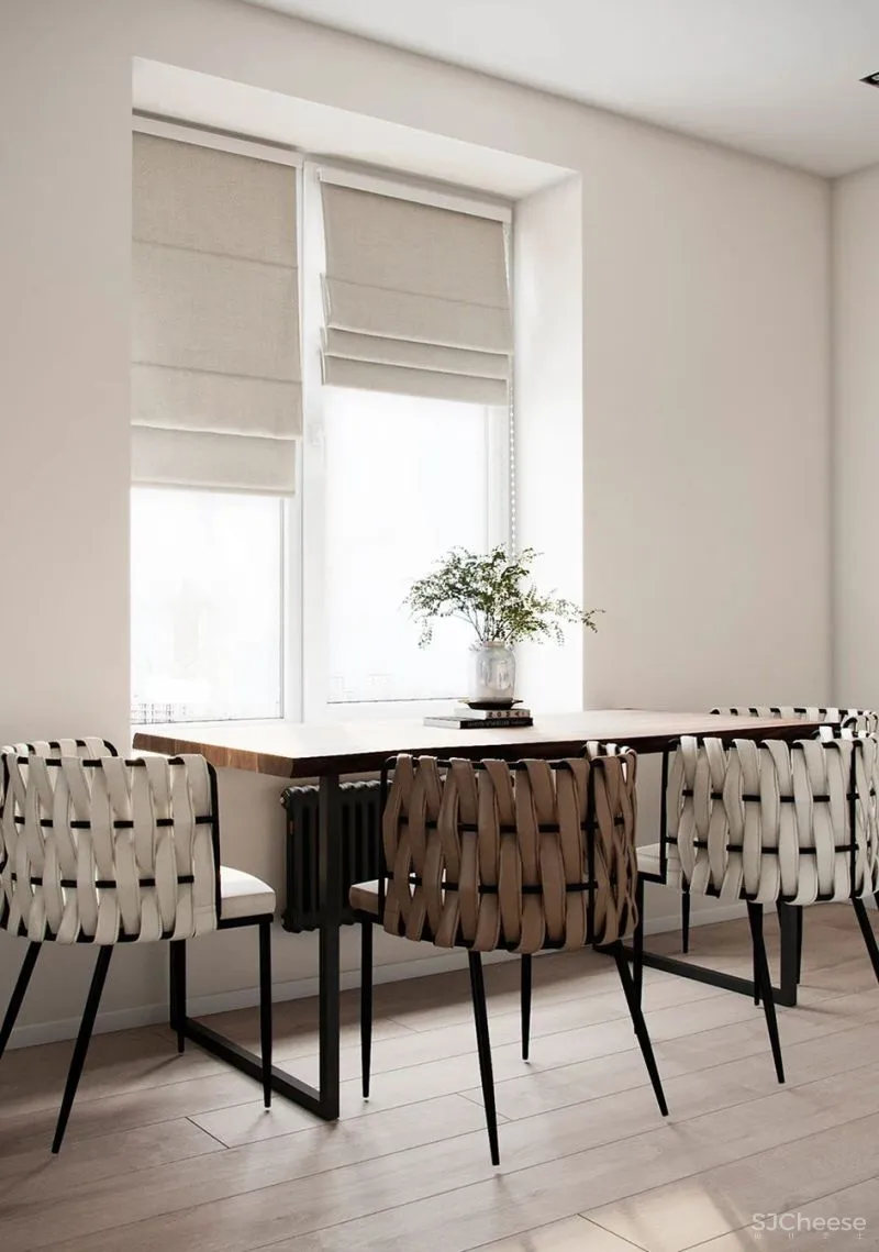 极简白 原木,耐看才是家的样子!