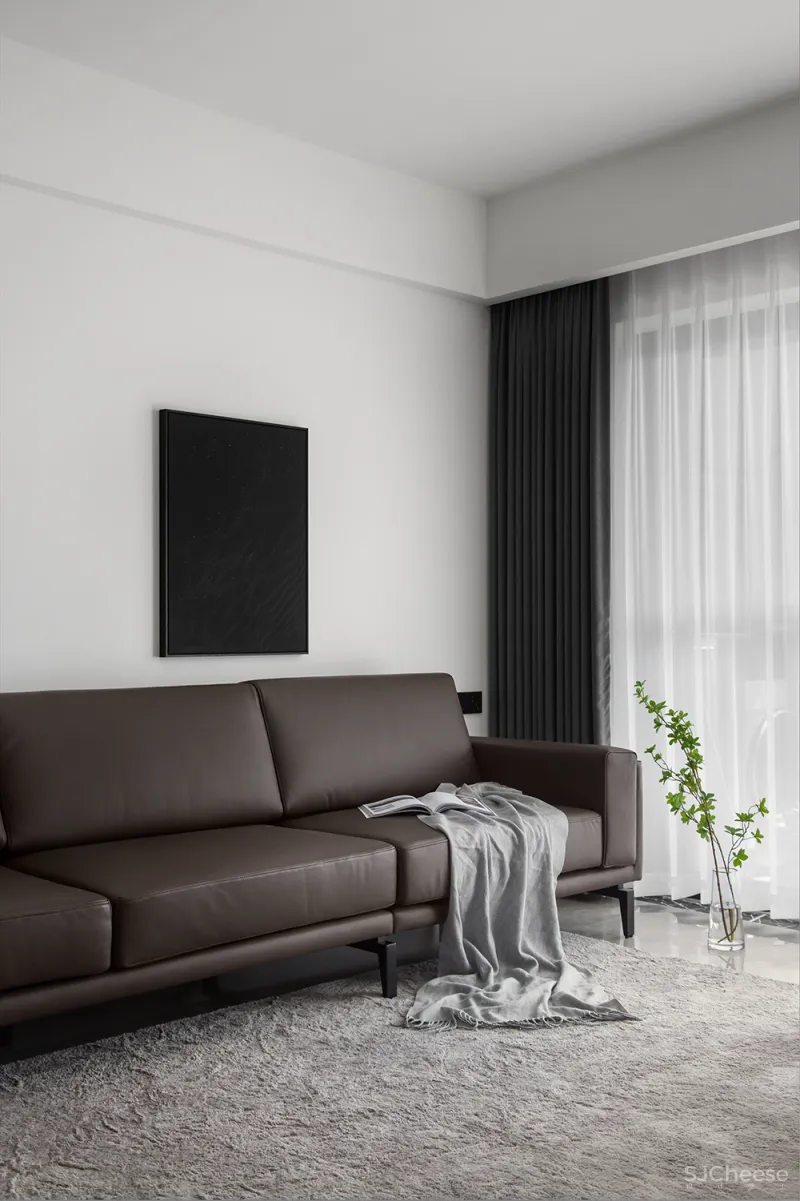 120m²极简设计,克制的生活态度!