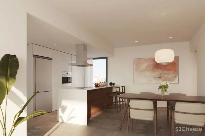 放弃顶层公寓,改做会所,这样布置整栋楼的格调都高了