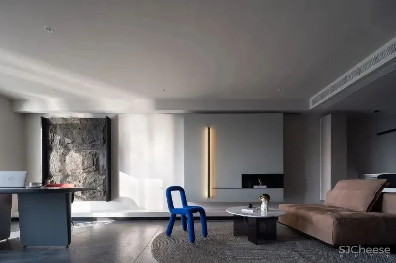 立方体m³:深海蓝索引的美学世界 本白空间