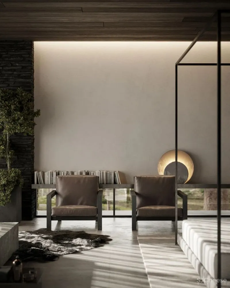 380㎡林间极简豪宅,越宁静越高级!