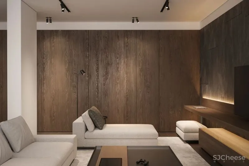 为了保证长久的时髦，改造团队在这个146平的家里进行了设计三元素的谱写