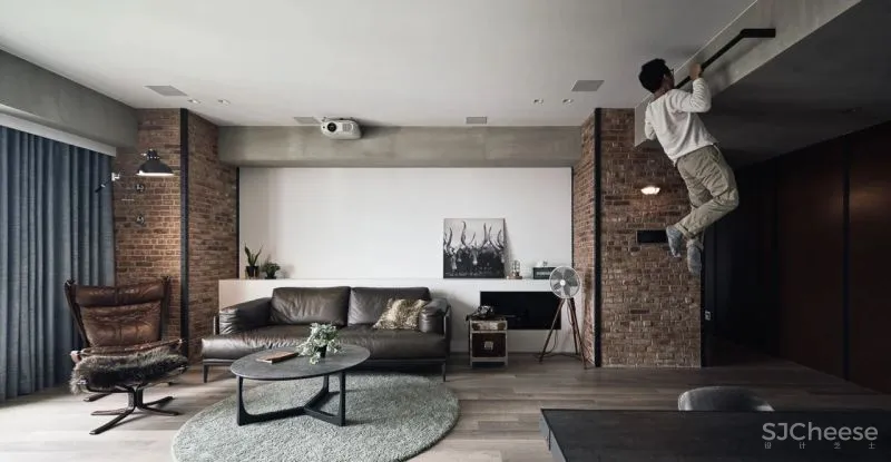 将工业风和雅痞风结合,一个单身男士把自己的家装的那么时髦,真的好吗?