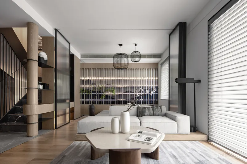 唐忠汉:207㎡简约设计,质朴、高级美!