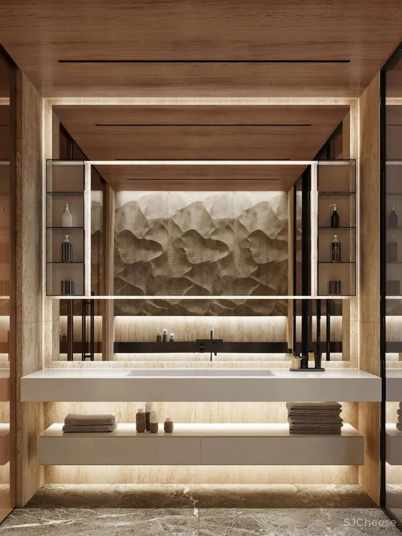 1105㎡顶层复式，奢华的气质 Ab Architects