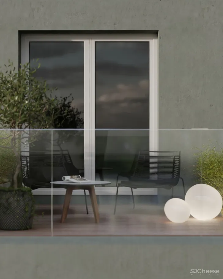 99.5的室内面积 29.7的露台,对于独自居住的屋主来说,这得有多潇洒啊!