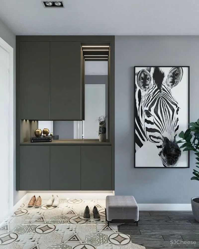 不能坐着换鞋的门厅,是失败的!