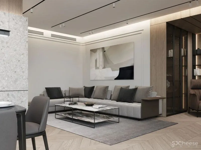 190㎡带露台的三居室，宁静简练！