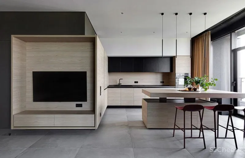 这是一个被拯救的空间,60平米的怪异格局大翻身