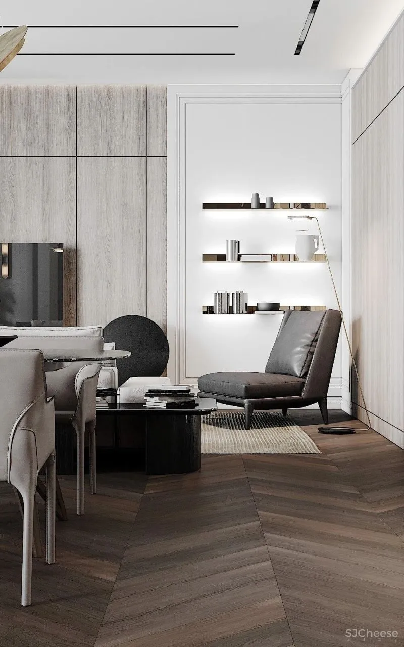 107m²高级灰的轻奢质感