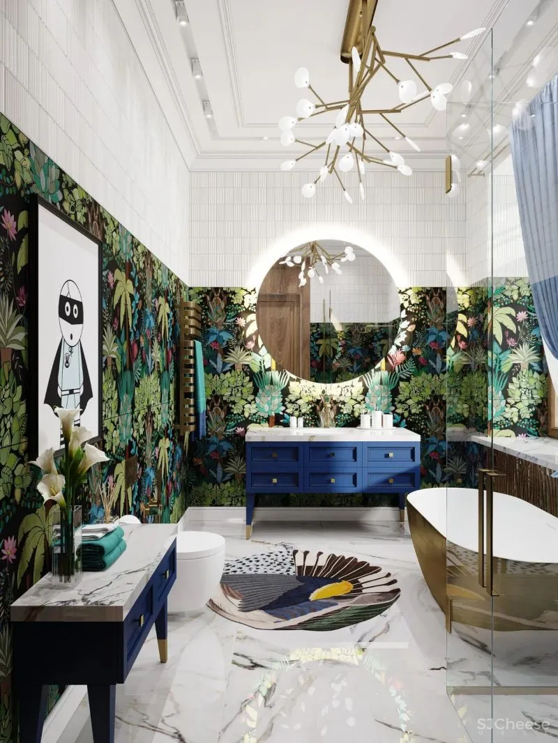 1100m²豪宅:看惯了极简,有点怀念这种“金碧辉煌”