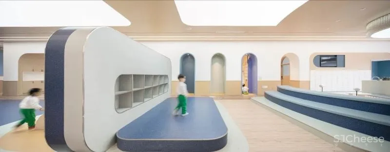 建筑师设计了一个1180平米幼儿早教机构，用设计守护着儿童在成人以前的纯粹与天真