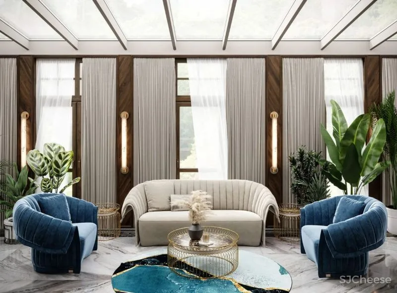 1100m²豪宅:看惯了极简,有点怀念这种“金碧辉煌”