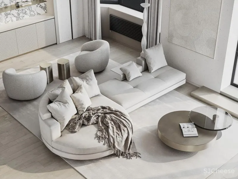 Quadro Room 莫斯科的简约优雅