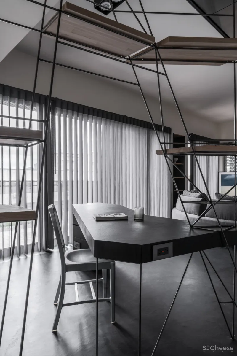 简约工业风住宅，这个材质太有质感了！