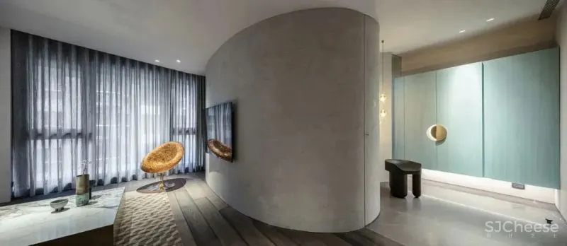 弧形 曲面，不一般的新时代住宅 源原设计