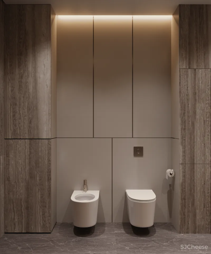 一居室现代风住宅,嵌入式储物实用又美观