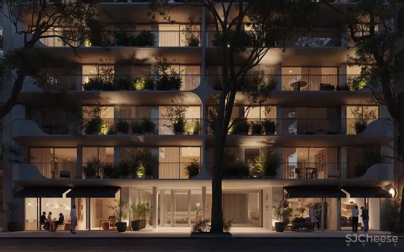 放弃顶层公寓,改做会所,这样布置整栋楼的格调都高了