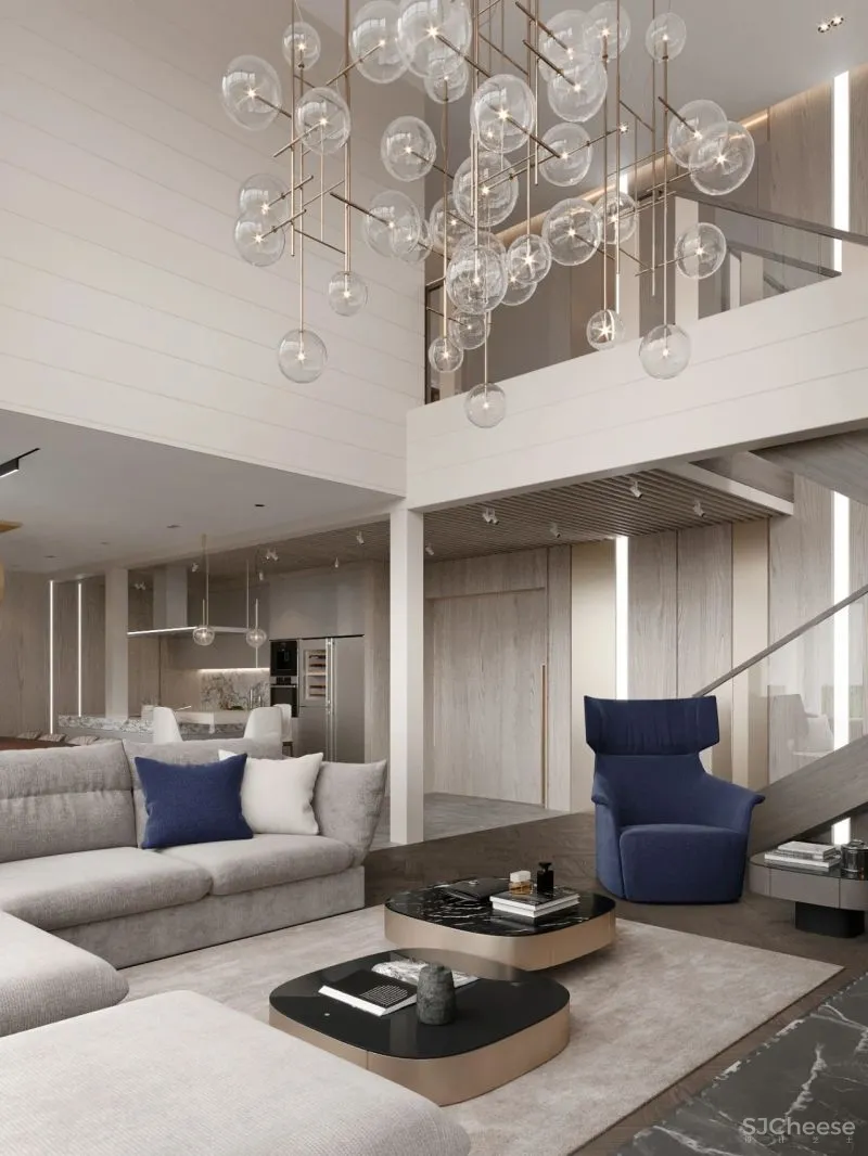 190㎡带露台的三居室，宁静简练！