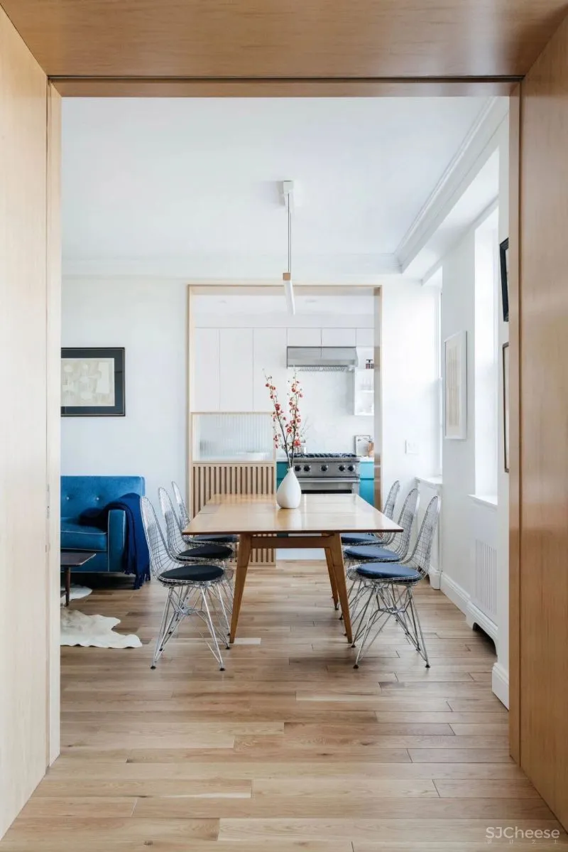 92平米的公寓，把蓝色运用得恰到好处