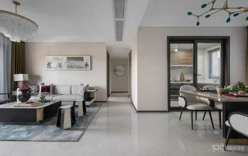 德方圆 | 宜春万载149平样板间 月耀曲塘 日暖林泉