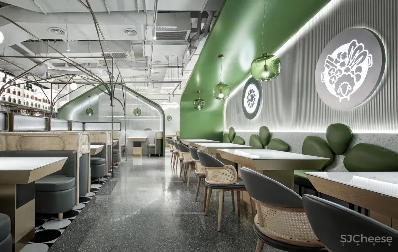 深圳这家小肥羊火锅餐厅,草原味也太浓了【艺鼎新作·小肥羊火锅餐厅设计】