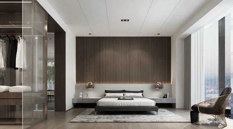 李玮珉力作 重庆千万级豪宅「万科.锦绣滨江」样板间效果图和实景照片