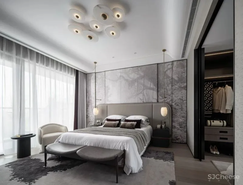 WJID维几设计｜新作 时尚风范 祥新·大唐样板间｜样板间