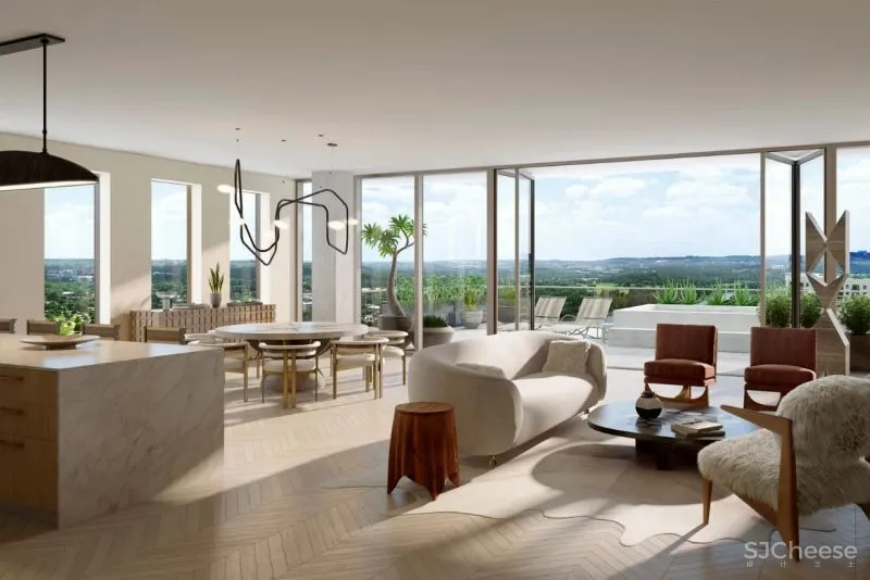 设计女神Kelly Wearstler的豪华公寓设计!设计师:买不起也一定要去住一晚