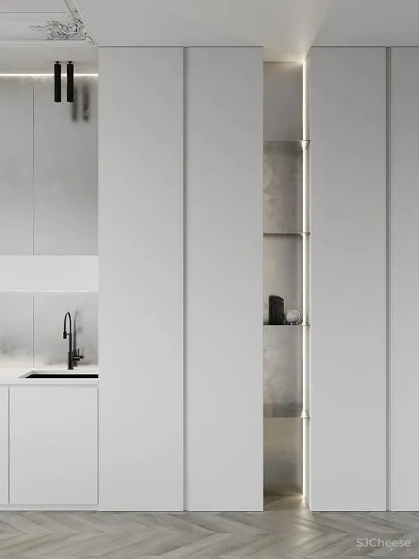 黑白缄默简约沉稳家居内饰