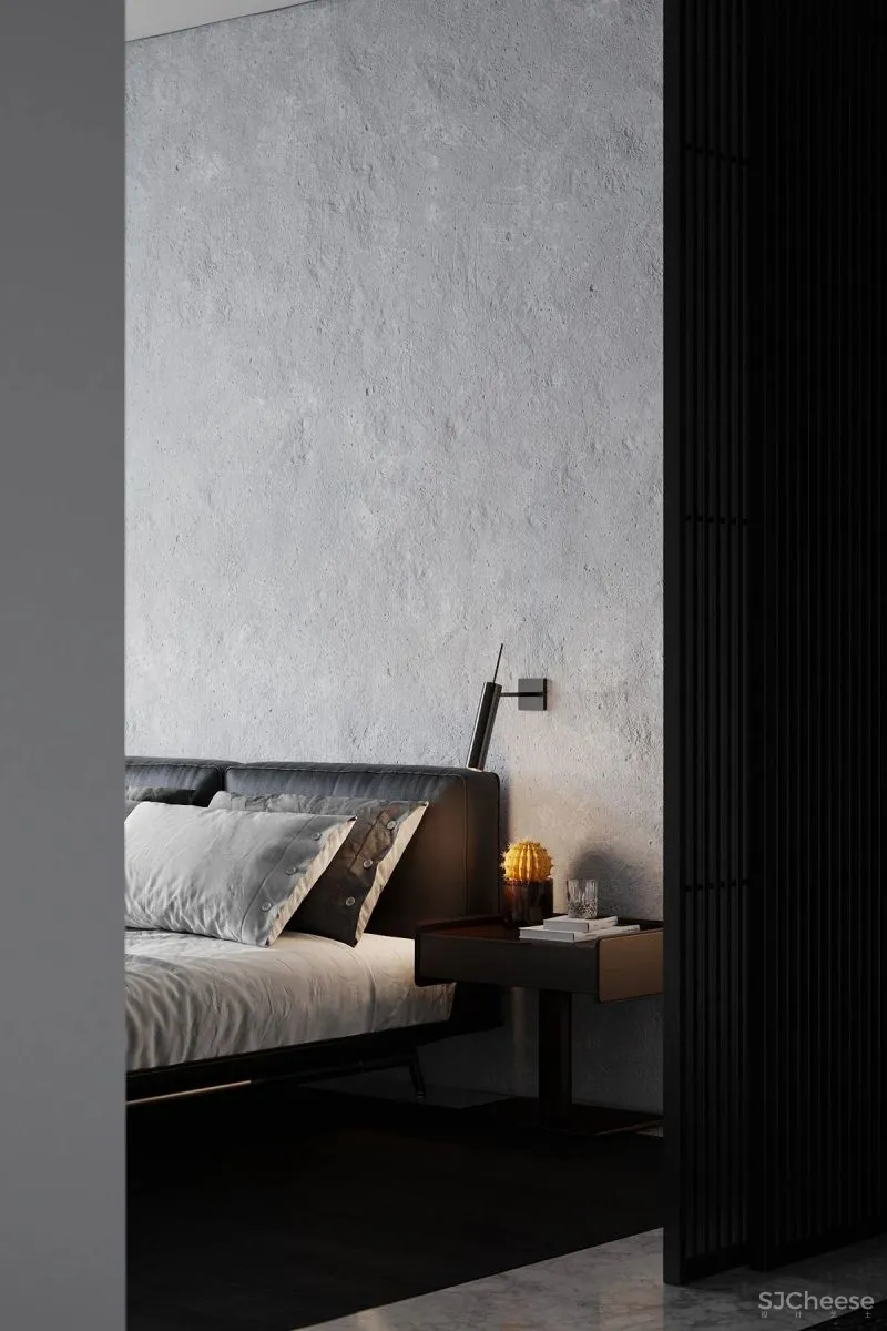 黑与白搭档的轻奢空间