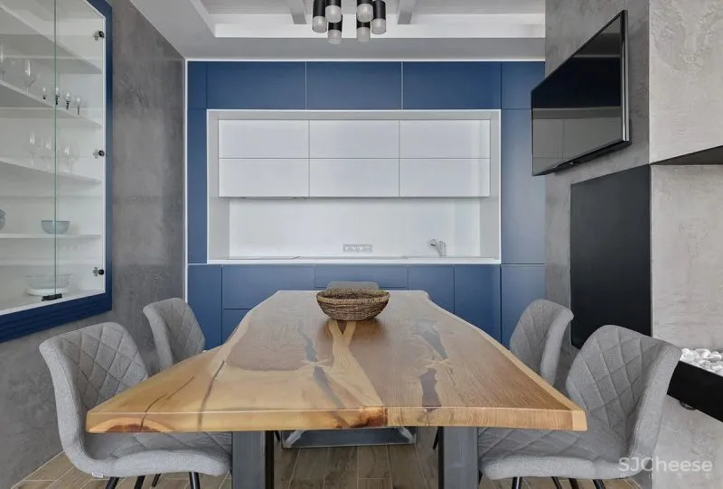 这3个蓝色调小家,敢于打破常规,自然不平常!