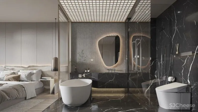 把茶室装进客厅，在这个家中，简洁是最高级的语言！