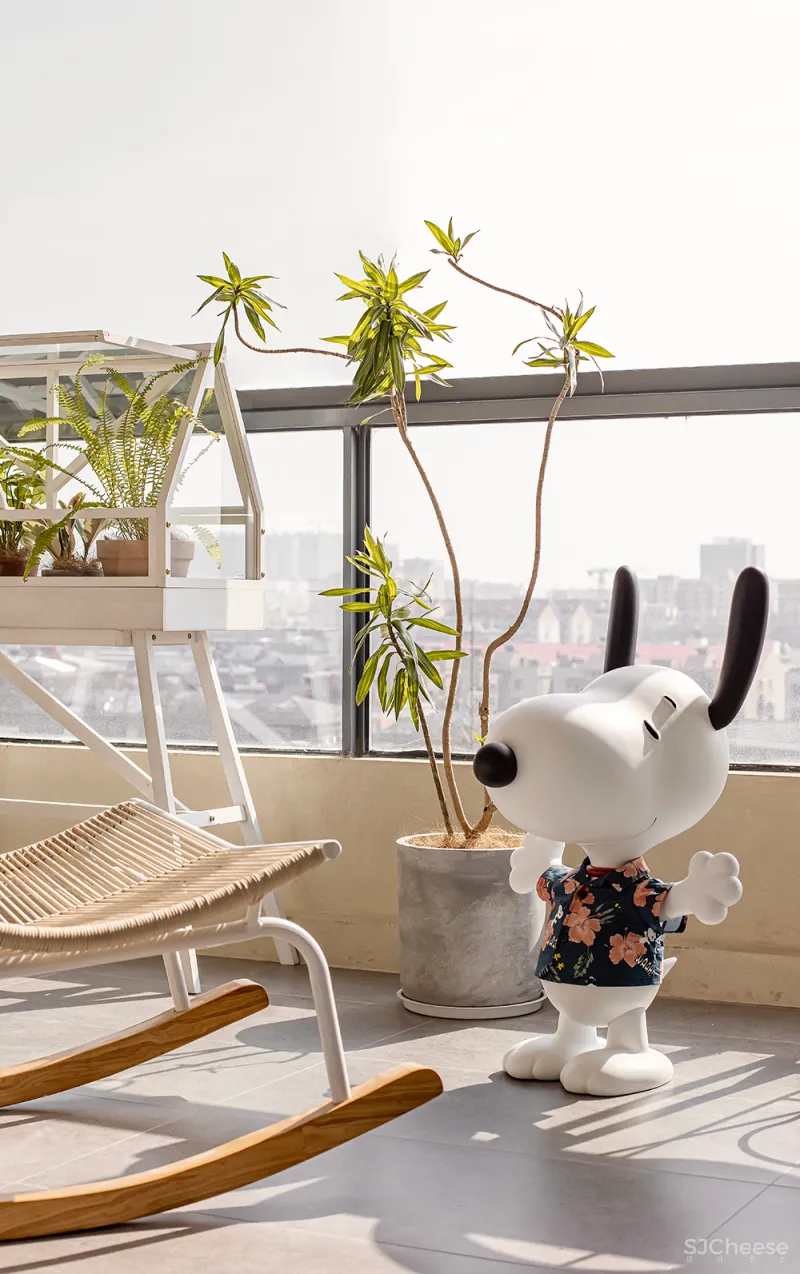 王璠:188㎡简约大平层,温暖的动漫之家!