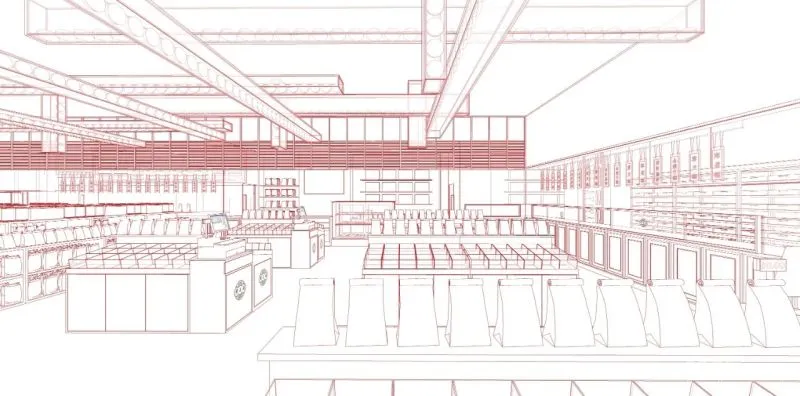 百年老店翻造，突破传统的全新空间体验 巢羽设计