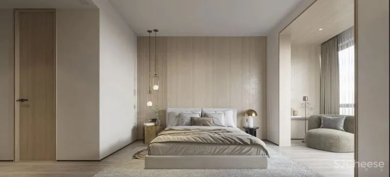 把茶室装进客厅，在这个家中，简洁是最高级的语言！