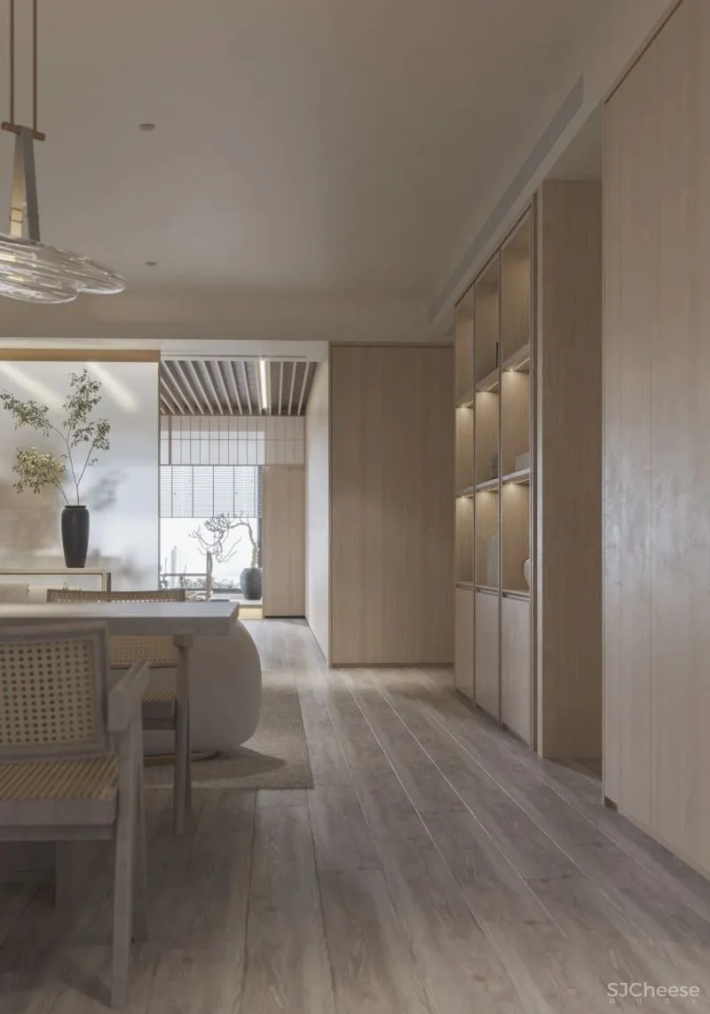 把茶室装进客厅，在这个家中，简洁是最高级的语言！