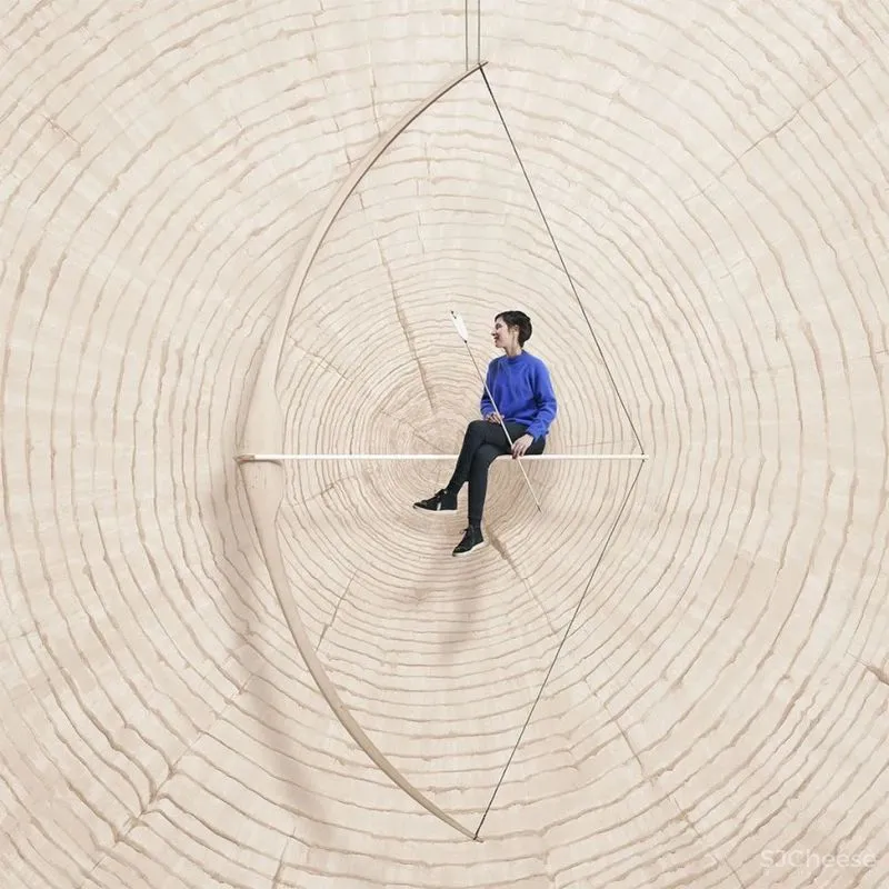 中庭的装置设计,就该有这样的创意