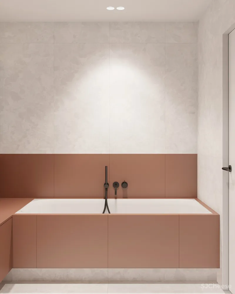 74㎡二居室,墙面这样做拼接,好看又个性!