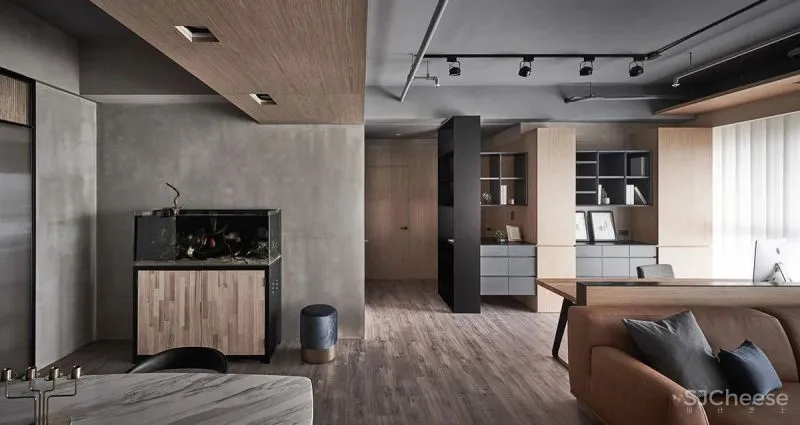 台式高级灰设计,质感空间!