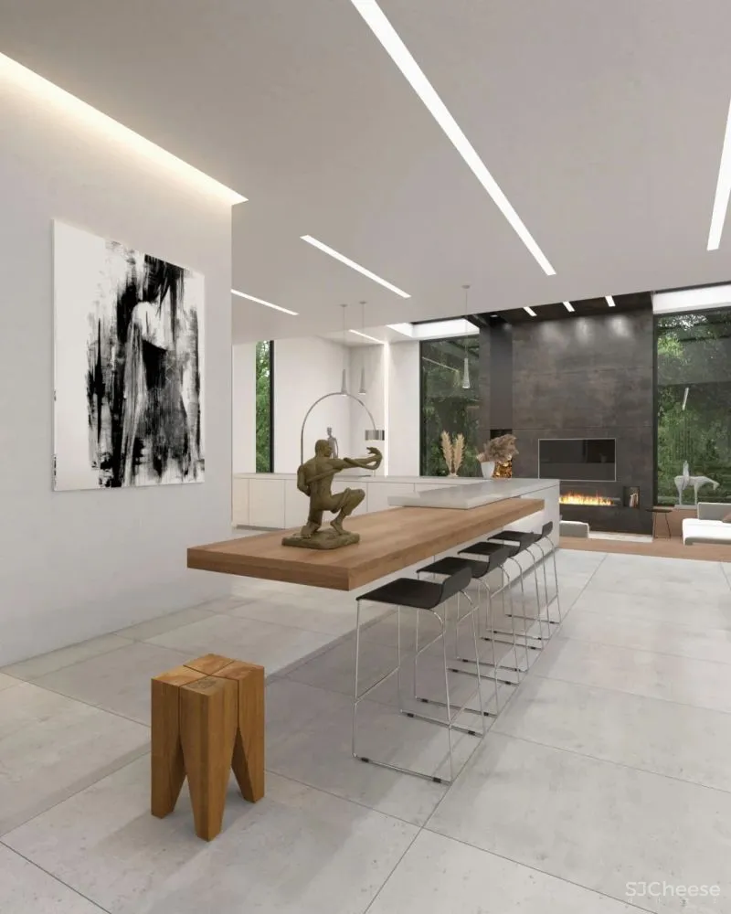 600㎡极简别墅,漂亮!