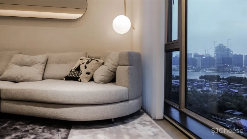 一个人的豪宅!90小伙买下195㎡江景房,猫房装「空调」,真的凡尔赛!