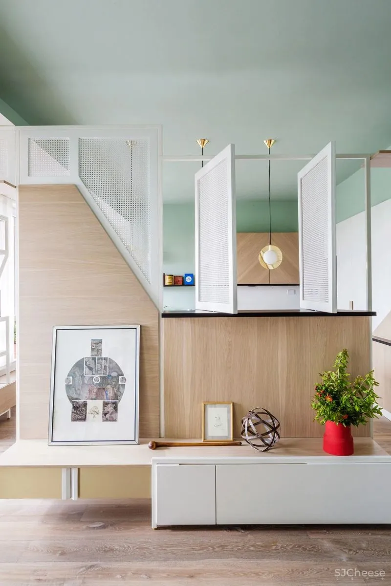 充满蓝调的公寓,用色太前卫了!