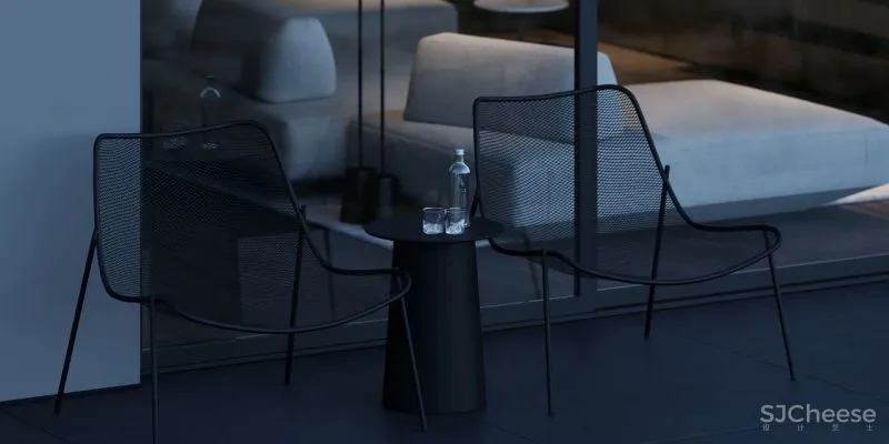 微水泥与木饰面,无限放大的高级感